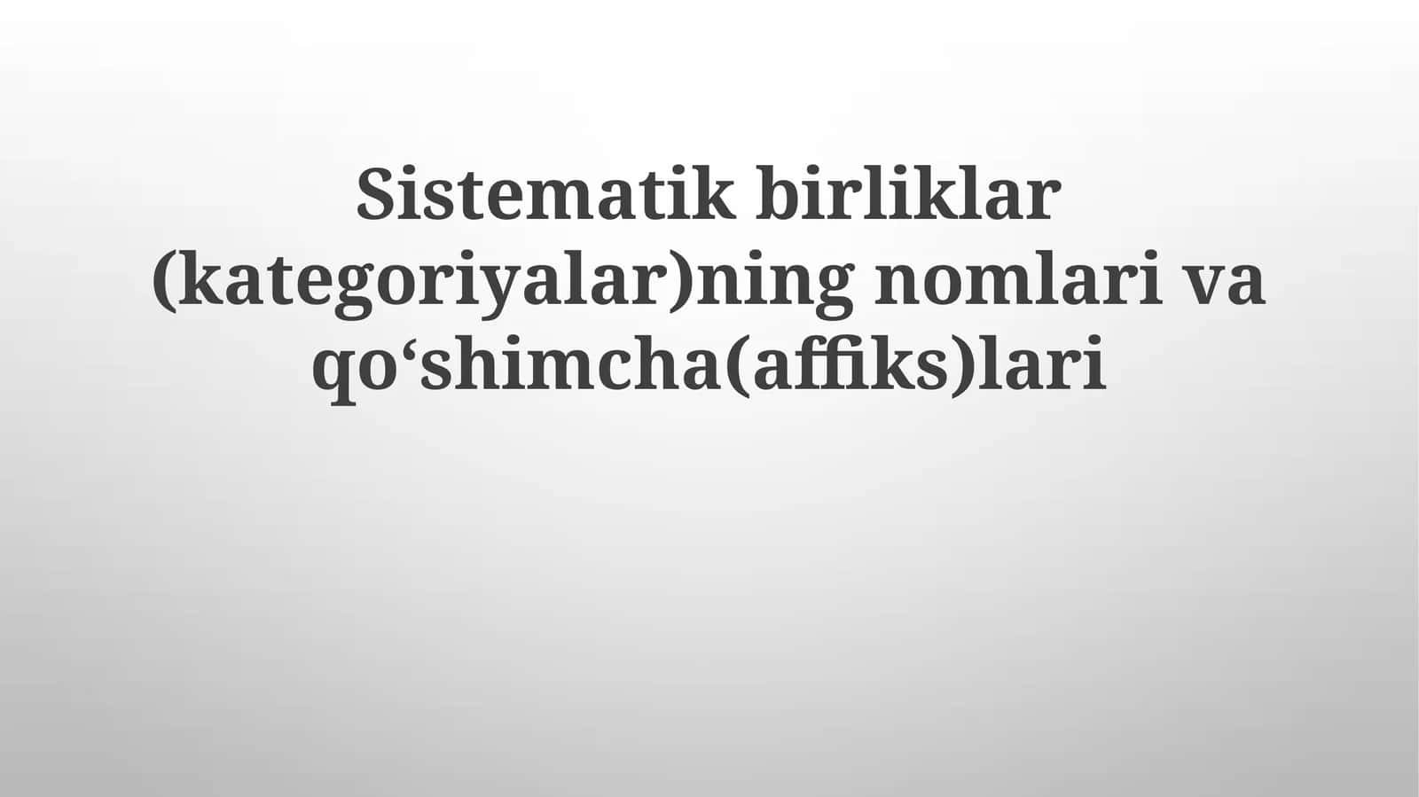 Bakteriya va Arxeylarni Nomlash Konventsiyalari 1