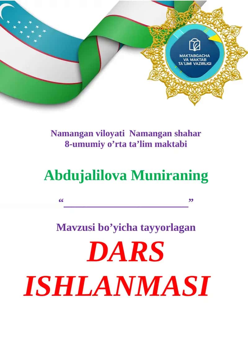 Natyurmort ishlash 1
