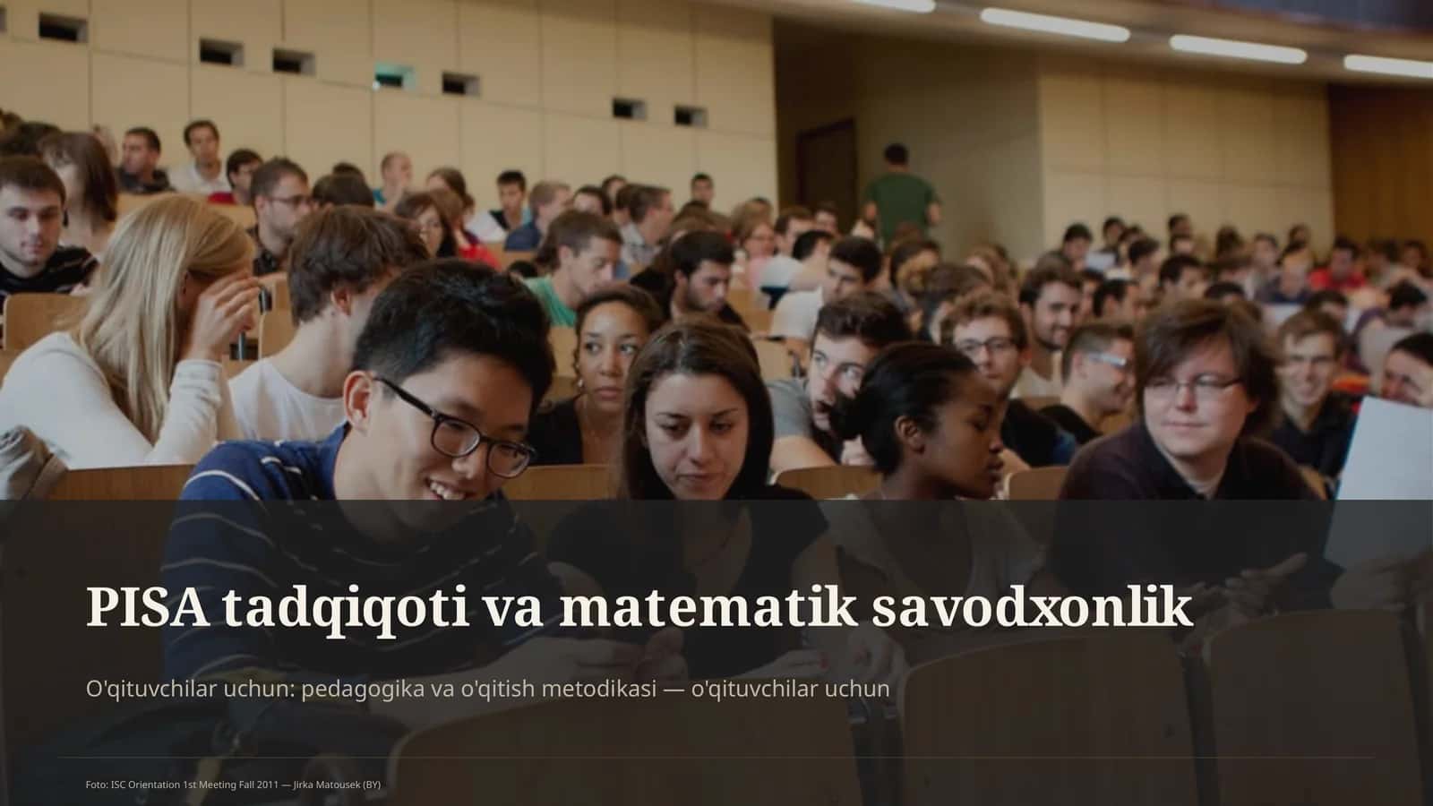 PISA tadqiqoti va matematik savodxonlik 1