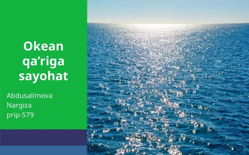 Okean qa’rigasayohat 1