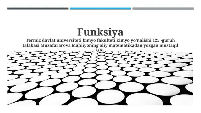 Funksiya 1
