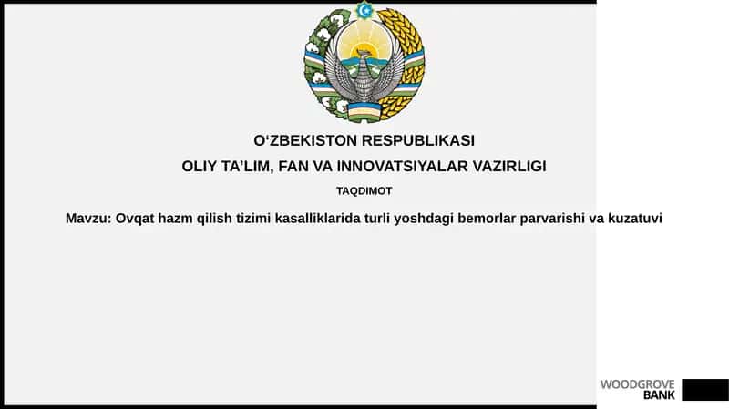 Turli yoshdagi bemorlarda ovqat hazm qilish tizimi kasalliklari 1