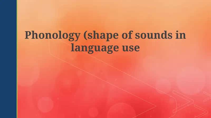 Phonology 1
