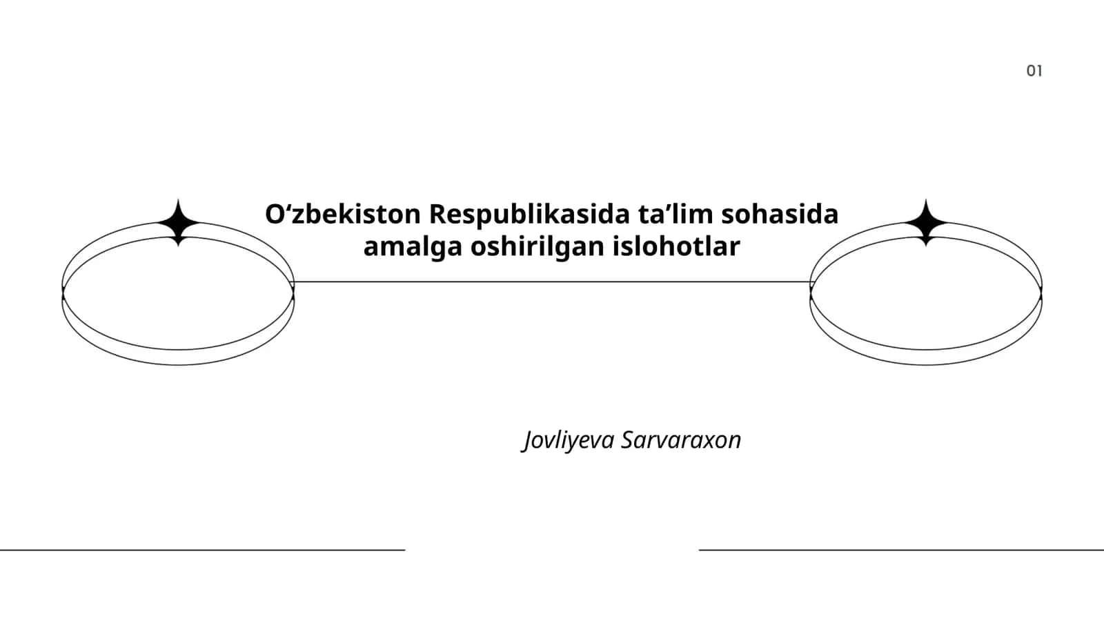 Oʻzbekiston Respublikasida taʼlim sohasida amalga oshirilgan islohotlar 1