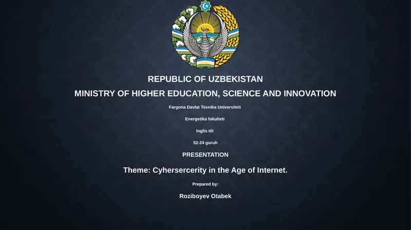 Cybersecurity Presentation 1