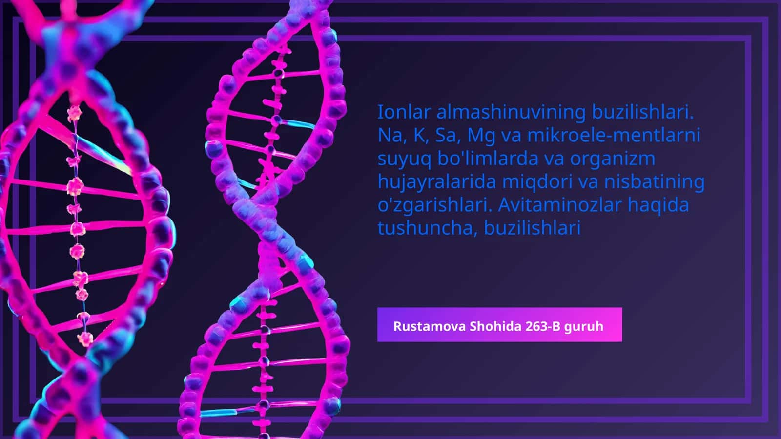 Ionlar almashinuvining buzilishlari 1
