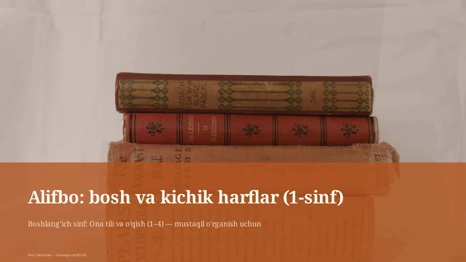Alifbo: bosh va kichik harflar (1-sinf) 1
