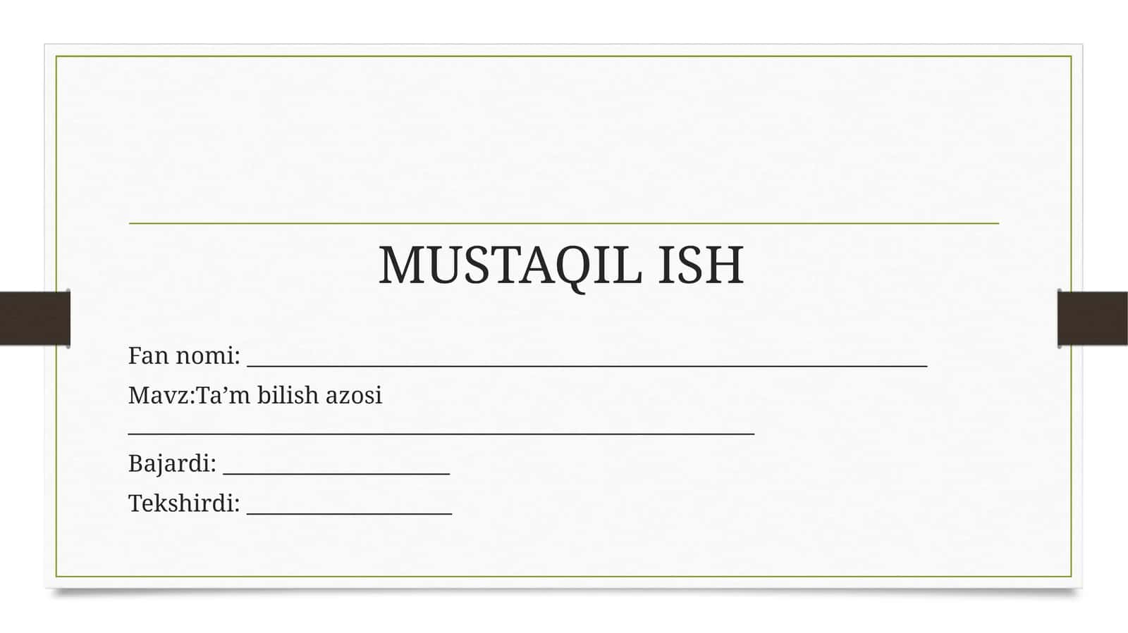 Ta’mbilishazosi 1