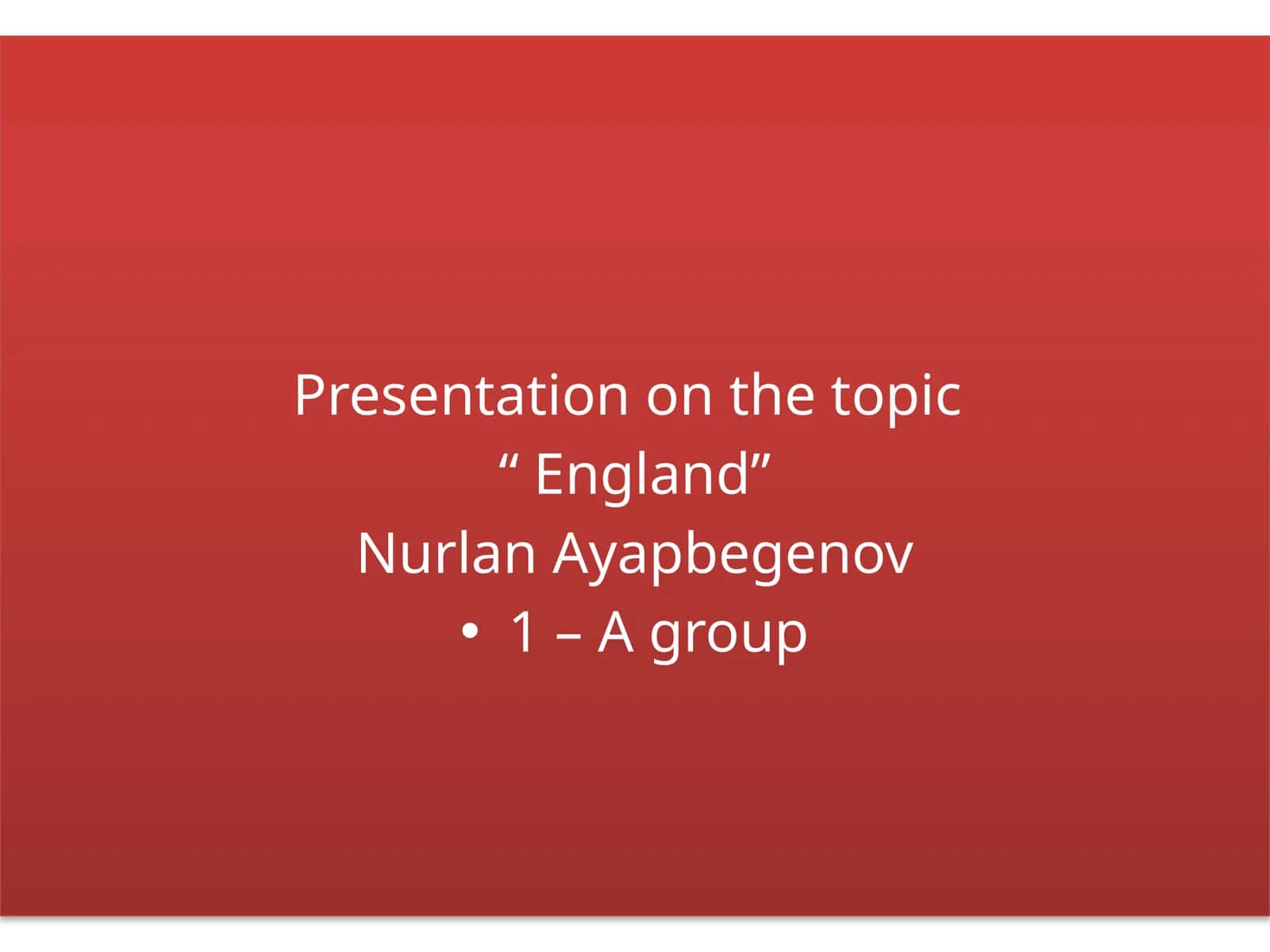 “England” 1