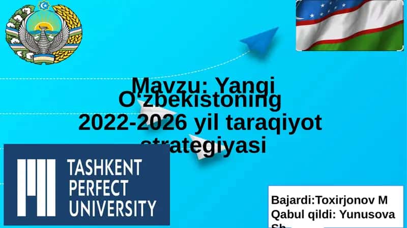 Yangi O'zbekistoning 2022-2026 yil taraqiyot strategiyasi 1