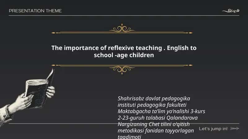 Chet tilini oʻqitish metodikasi 1