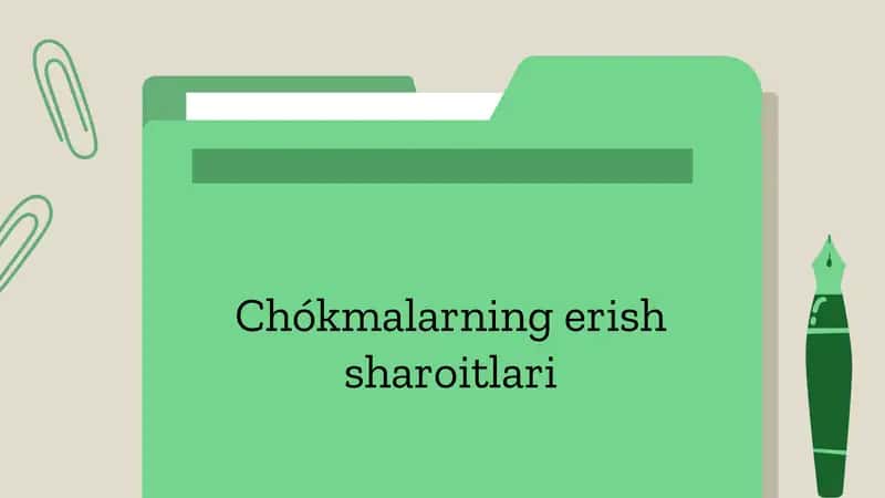 Chókmalarningerishsharoitlari 1
