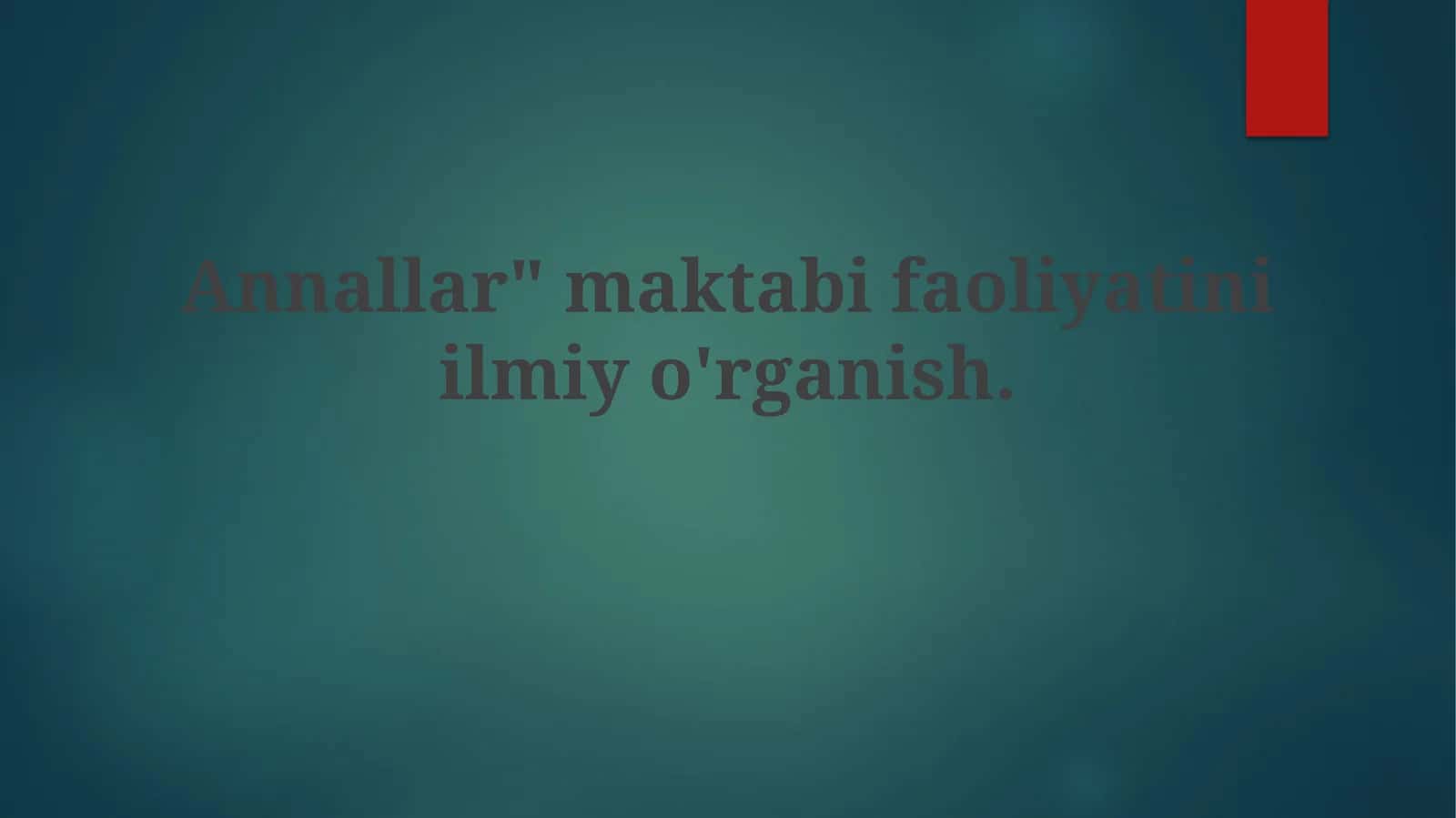Ta'lim va tarbiya 1