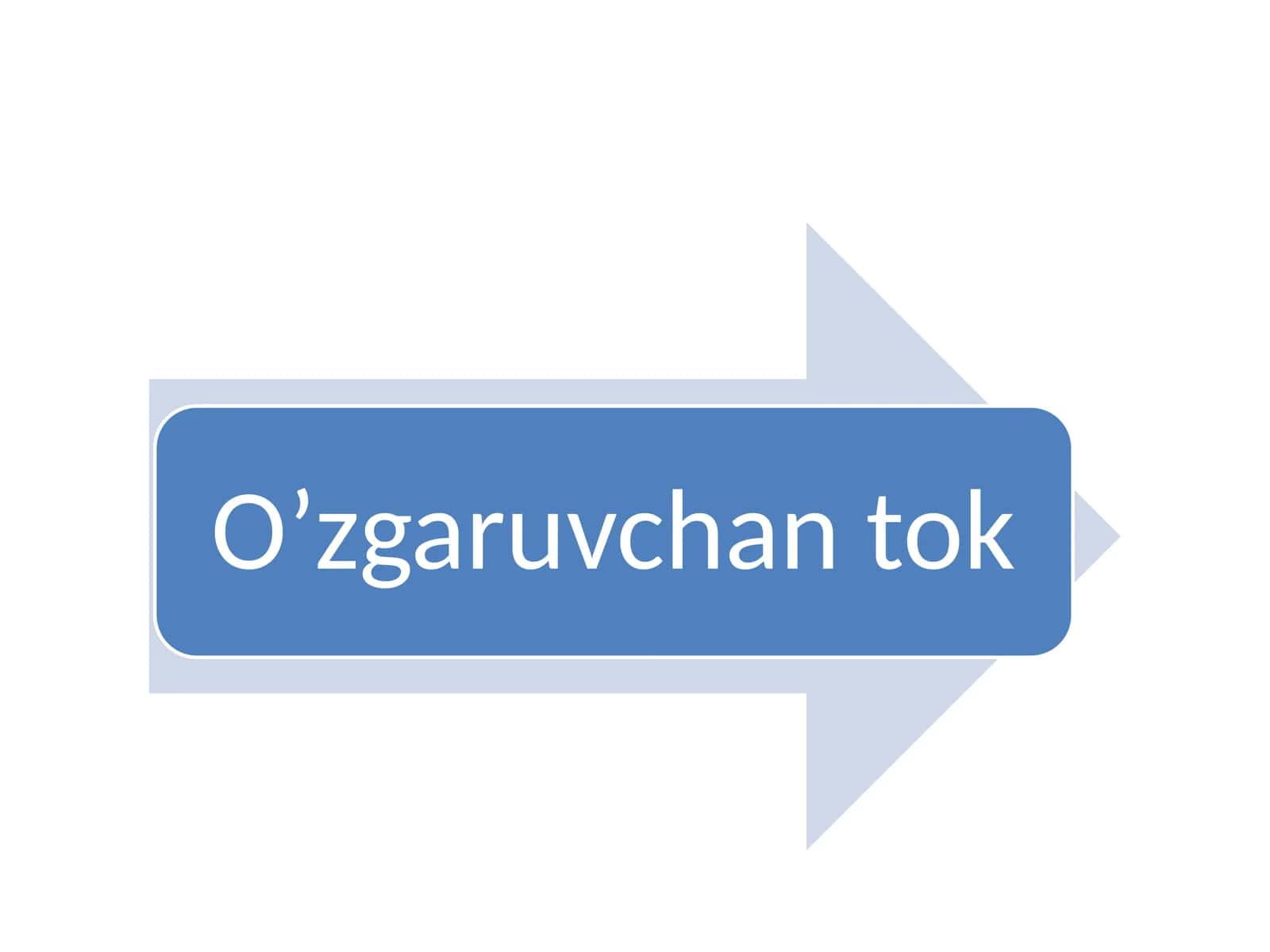 Oʻzgaruvchan tok—tok kuchi (kuchlanish) 1