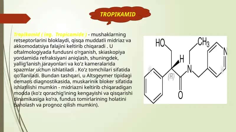 Tropikamid 1