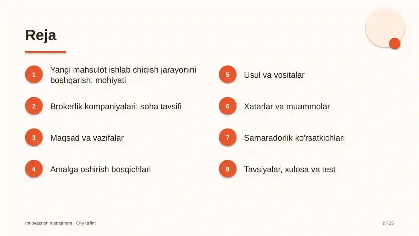 Brokerlik kompaniyalarida yangi mahsulotlarni ishlab chiqish jarayonini boshqarish 2