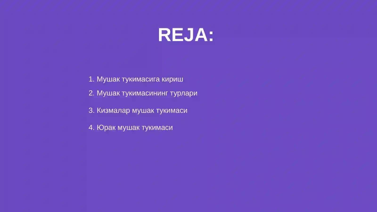 Мушак тукимаси хакида 2