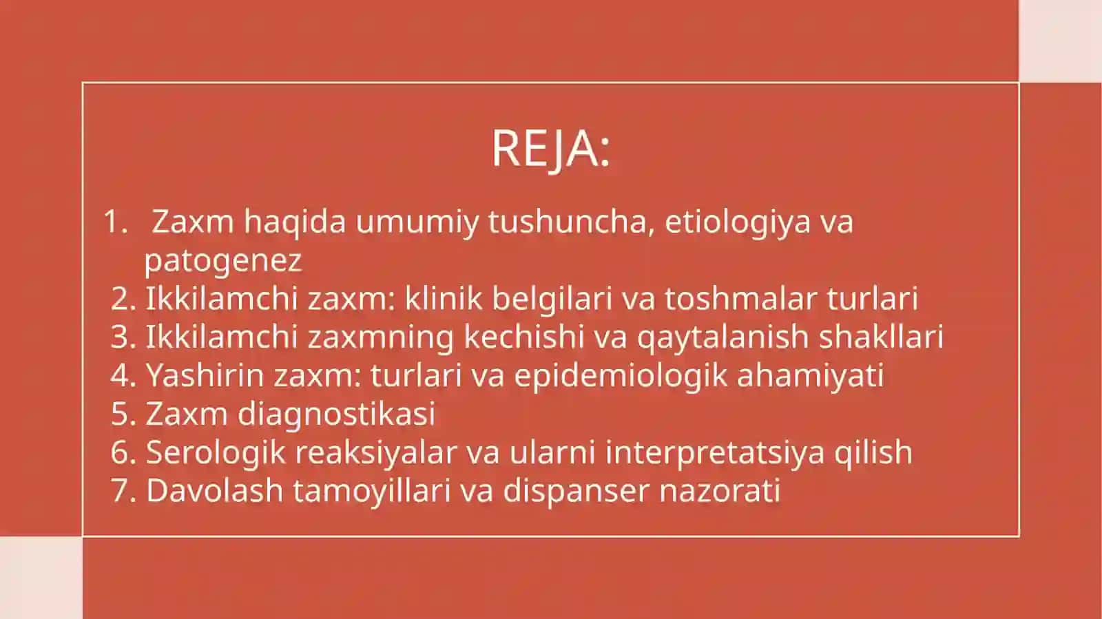 Zaxm Diagnostikasi 2