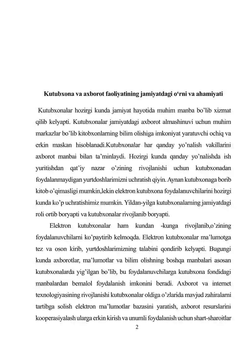 Kutubxona axborot faoliyatining me’yoriy-huquqiy asoslari 2