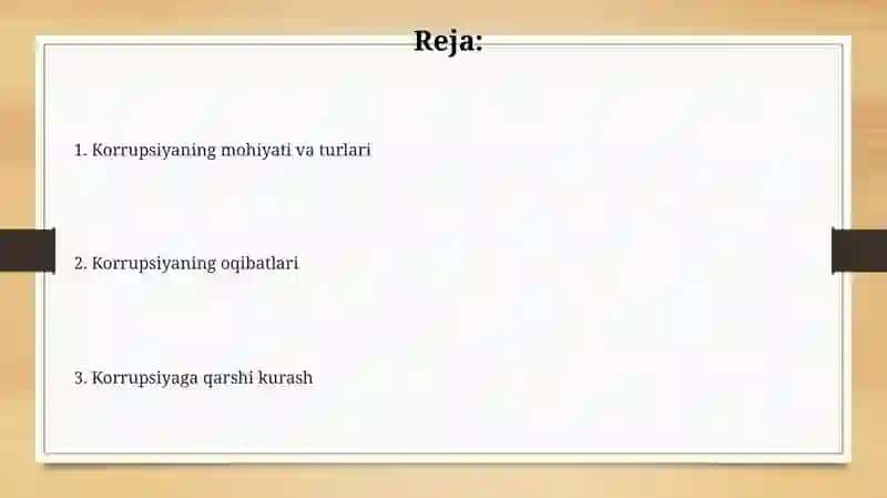Korrupsiyaning mohiyati va uning oqibatlari 2