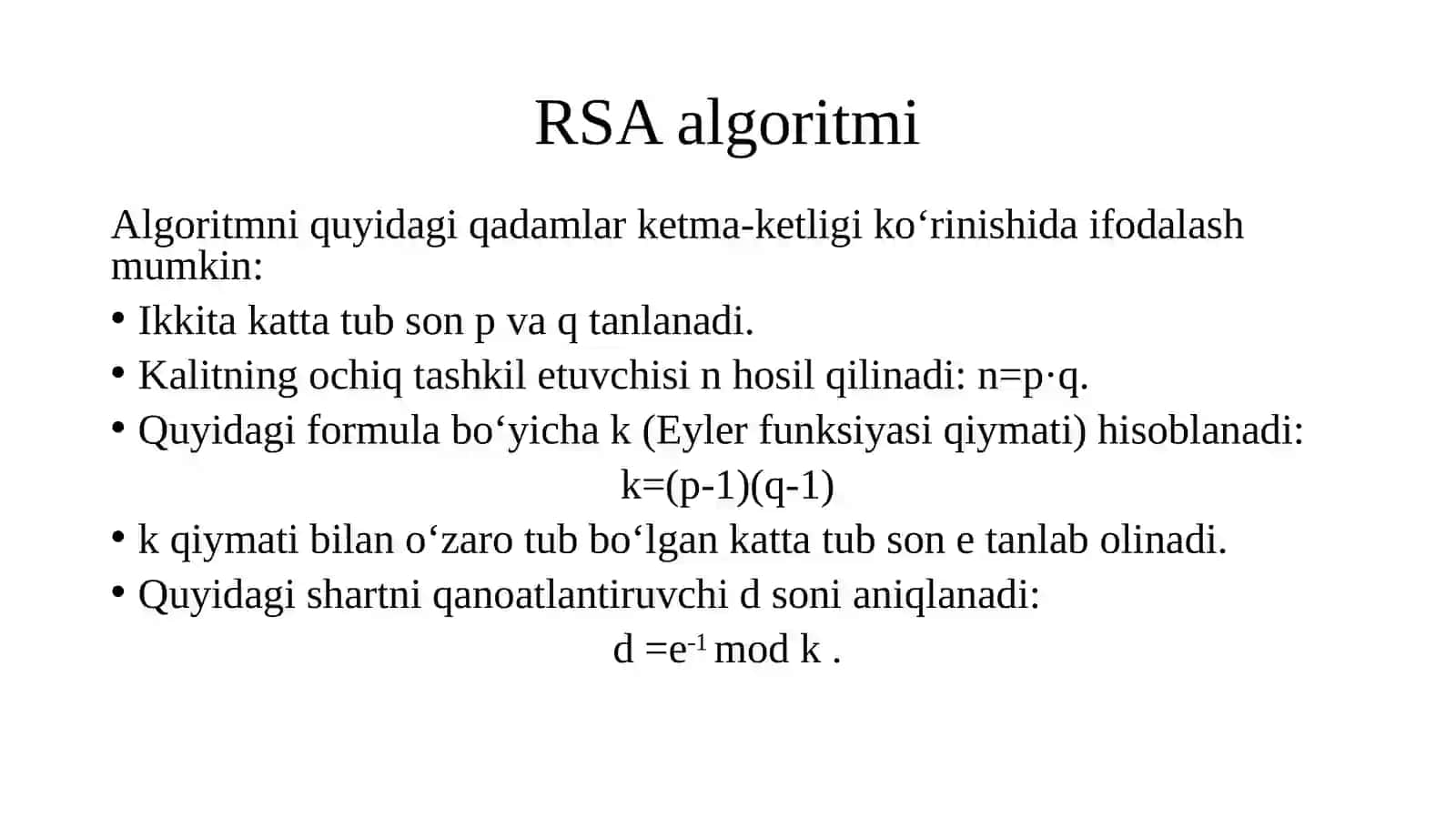 RSAalgoritmi 2