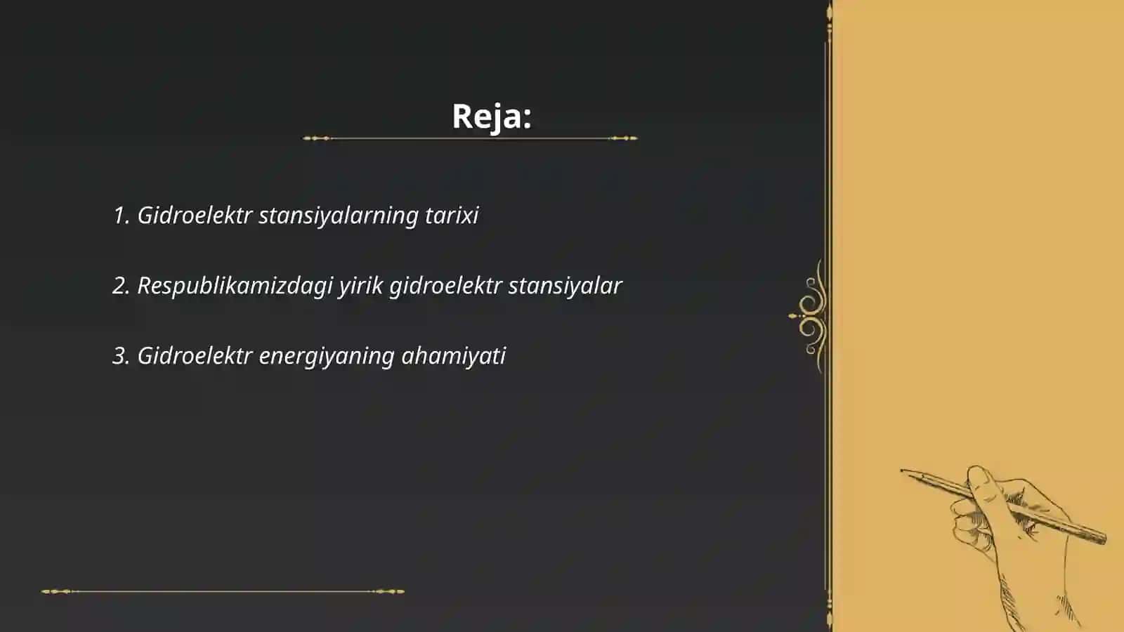 Gidroelektr stansiyalarning tarixi 2