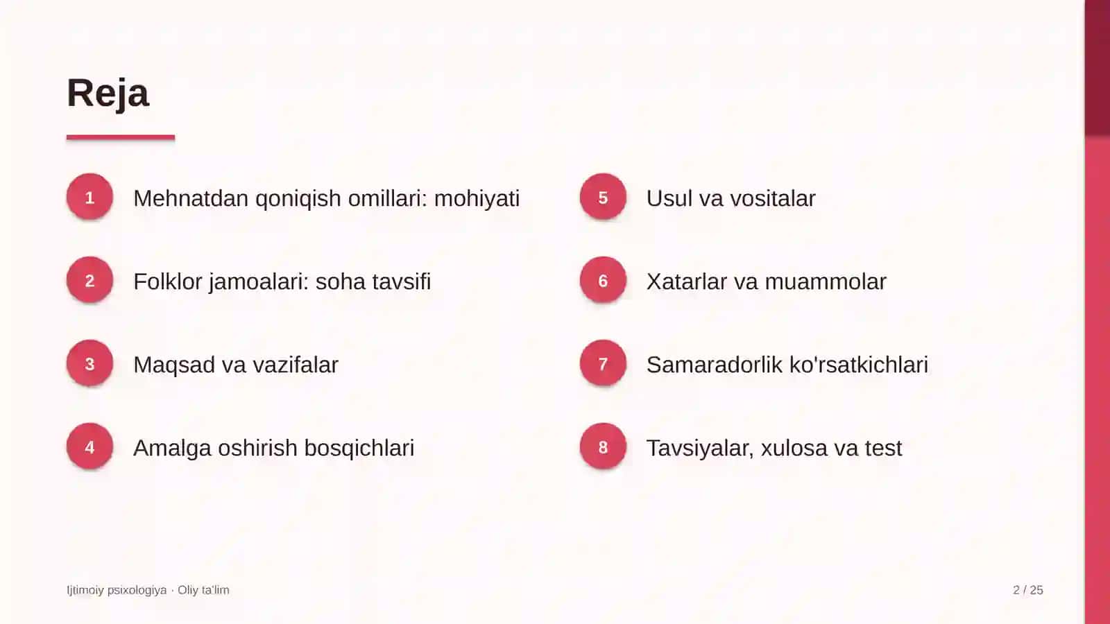 folklor jamoalarida mehnatdan qoniqish omillari 9876 2