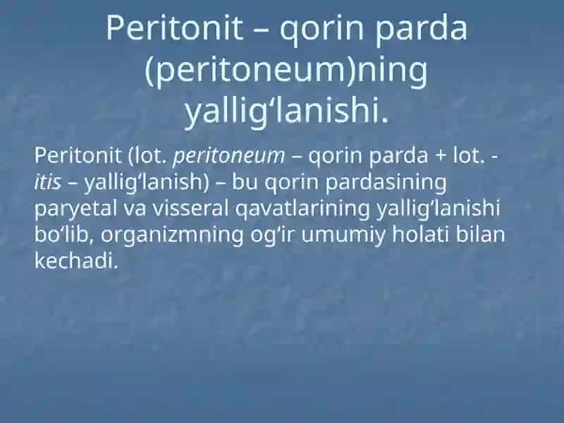 Peritonit 2