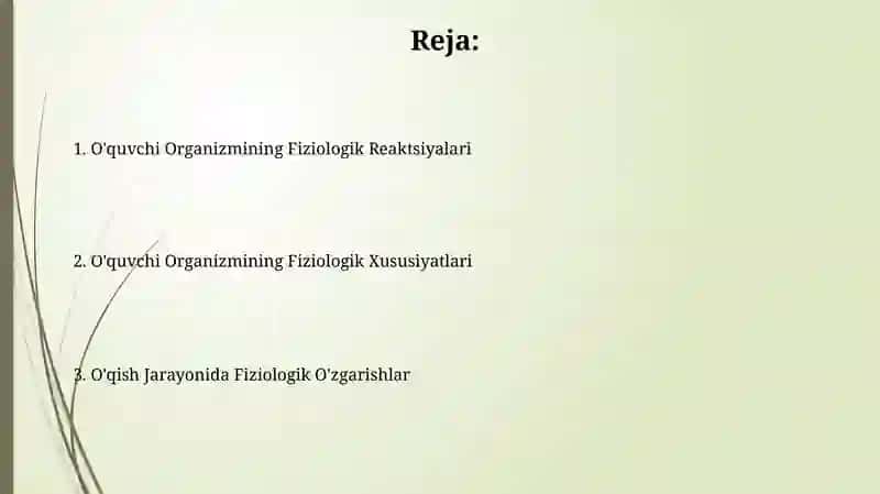 Qari organizm. Qari organizmning fiziologik faoliyati 2