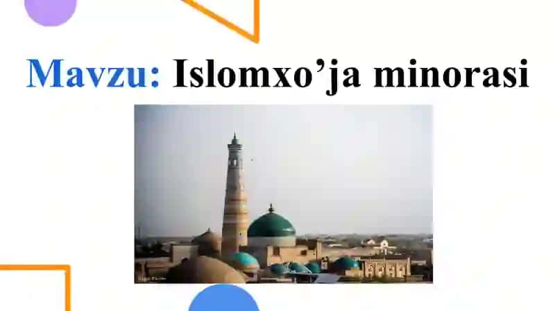 Islomxo'ja minorasi 2