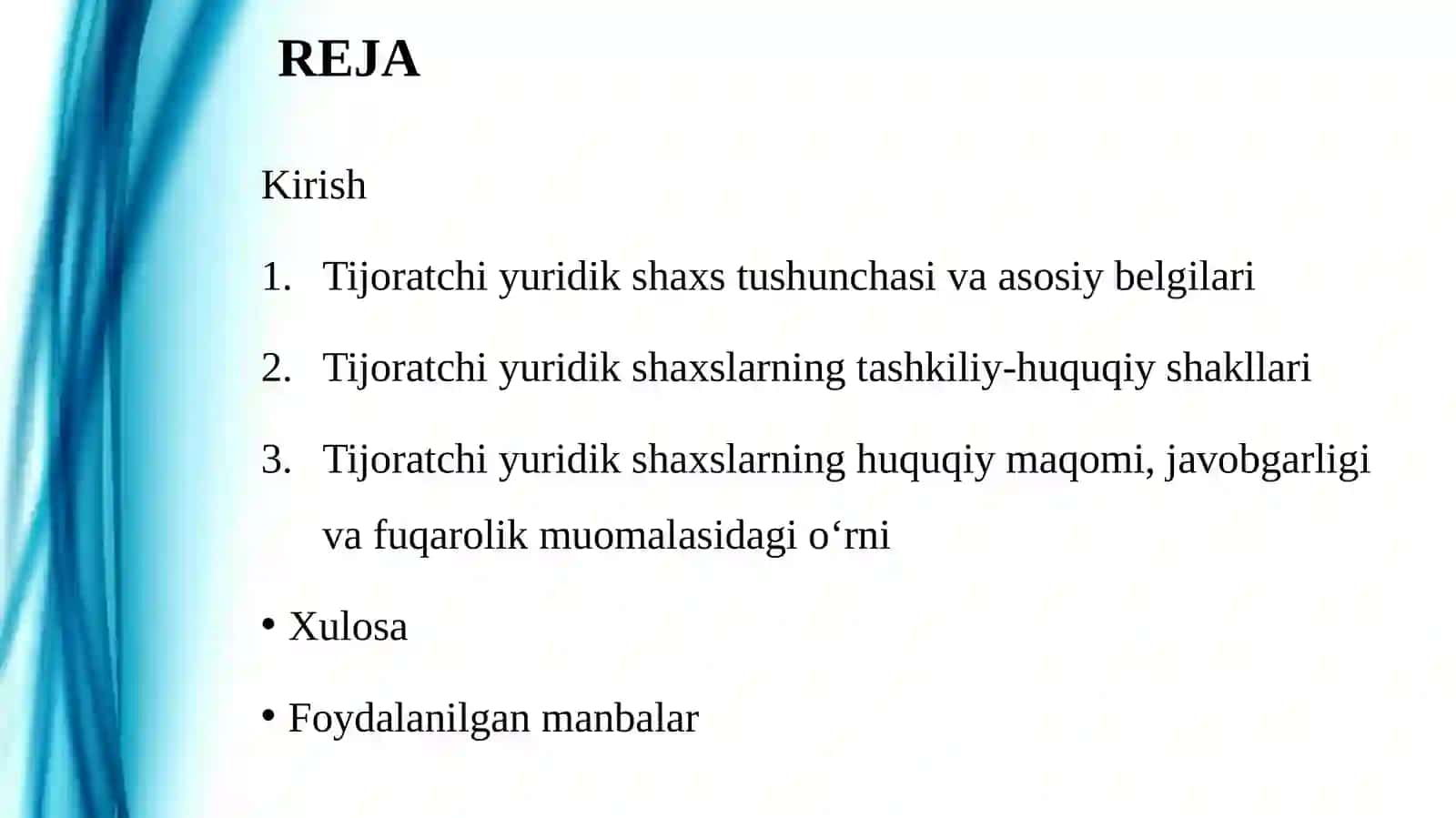 TIJORATCHI YURIDIK SHAXSLAR 2