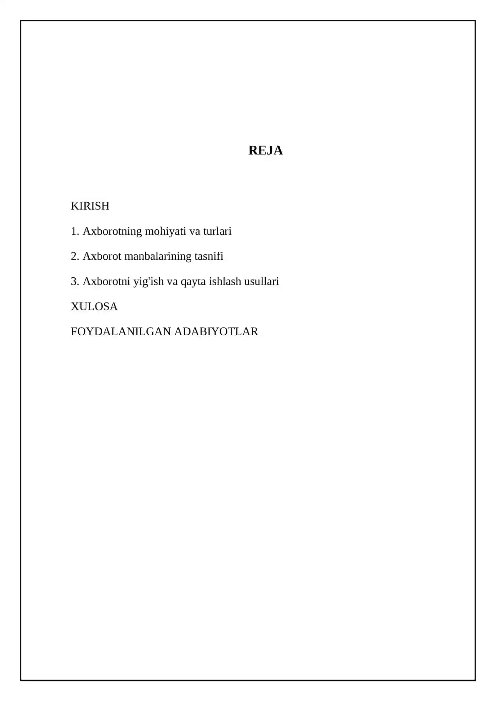 Axborot va uning manbalari 2
