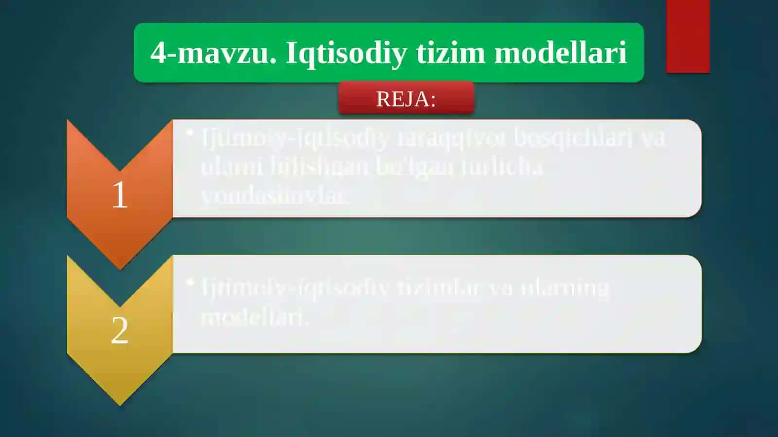 Iqtisodiyot Nazariyasi 2
