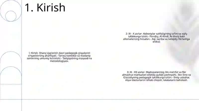 Ix - Xii Asrlar Sharq UygʻOnish Davrida Pedagogik Fikrlarning Rivojlanishi 2