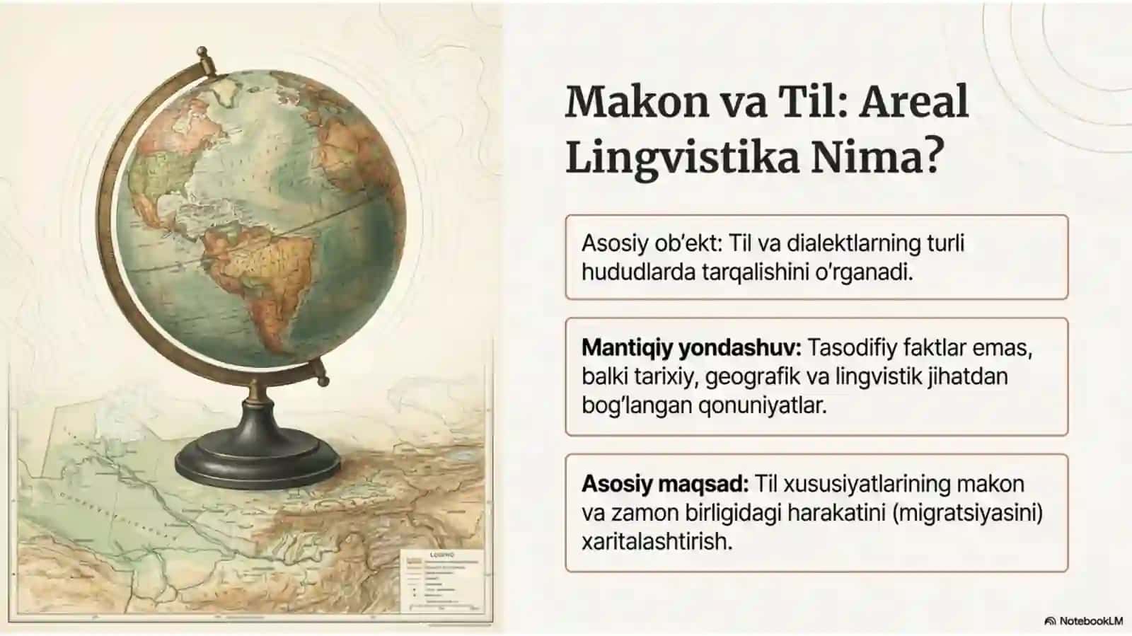 Areal lingvistikada til dinamikasi 2
