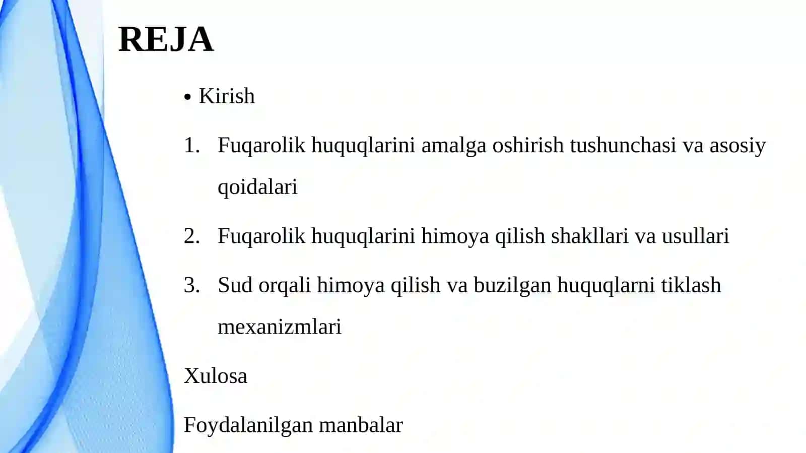 FUQAROLIK HUQUQLARINI AMALGA OSHIRISH VA HIMOYA QILISH 2