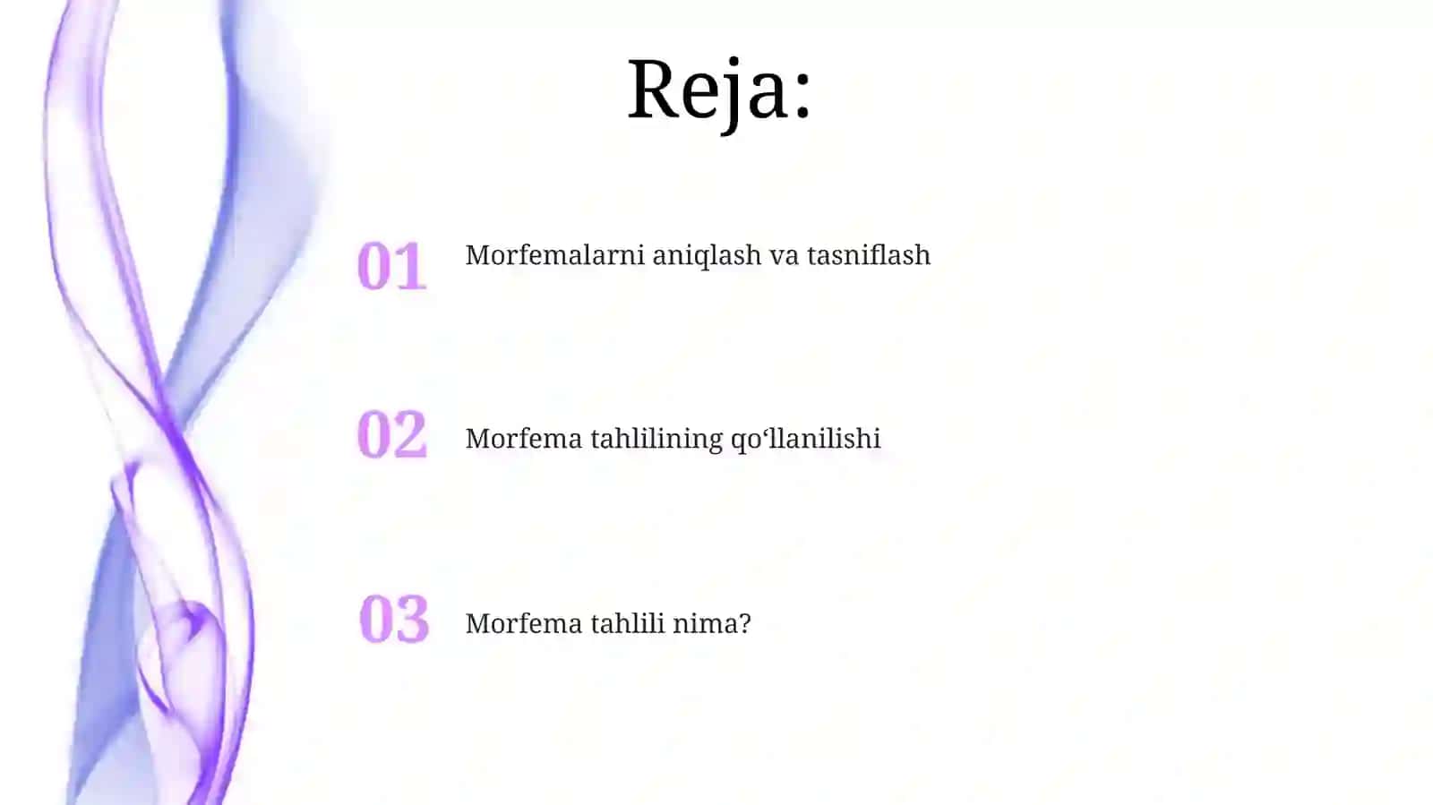 Morfem tahlili 2