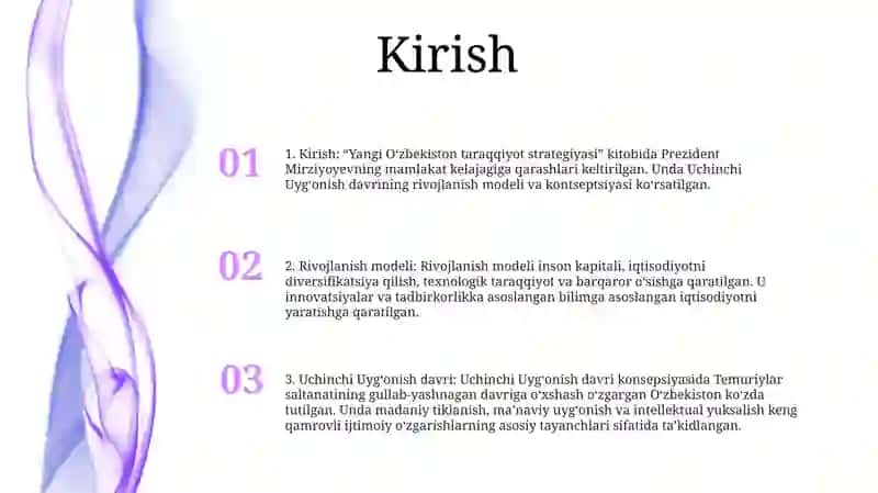Yangi OʻZbekiston Taraqqiyot Strategiyasi Kitobi 2