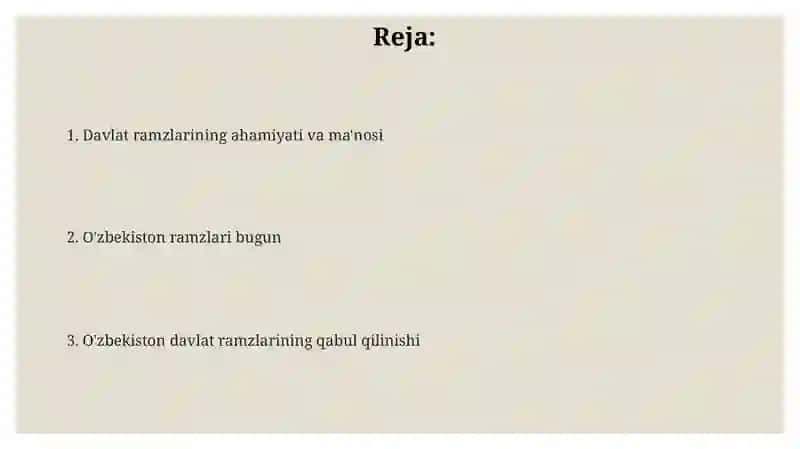 Davlat ramzlar va milliy o'zlik 2