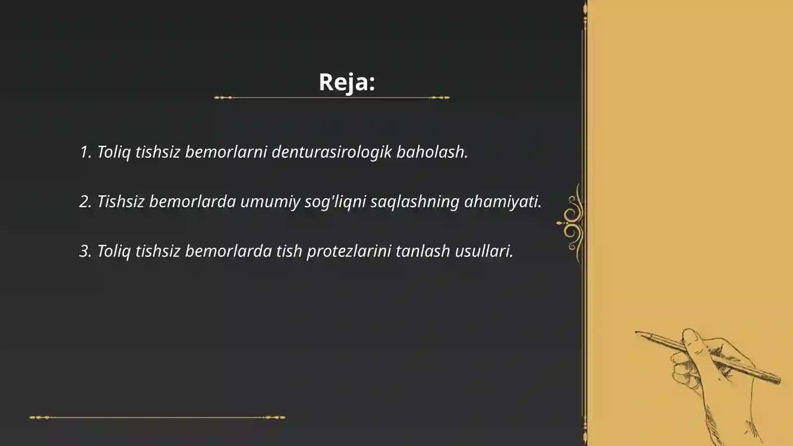 Toliq tishsiz bemorlarni qoshimcha davolash uslublari 2