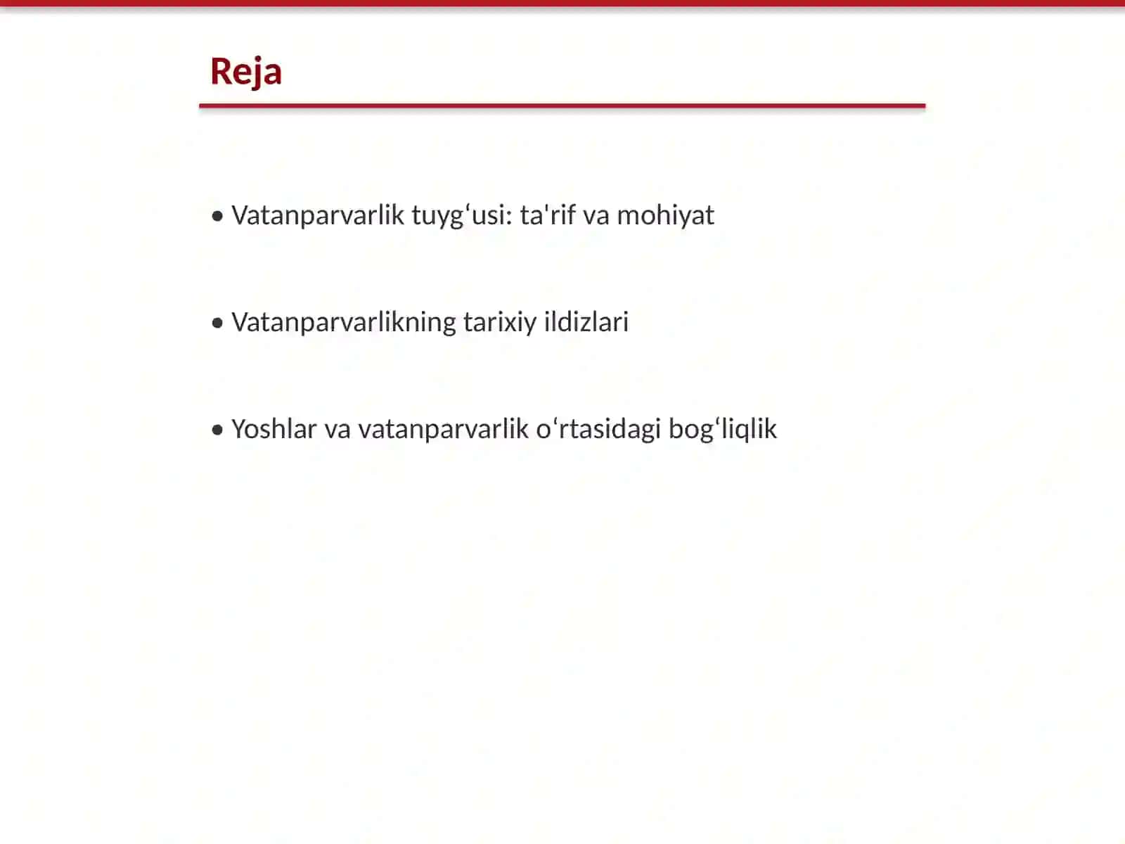 Vatanparvarlik tuyg‘usi va uning yoshlar hayotidagi o‘rni 2