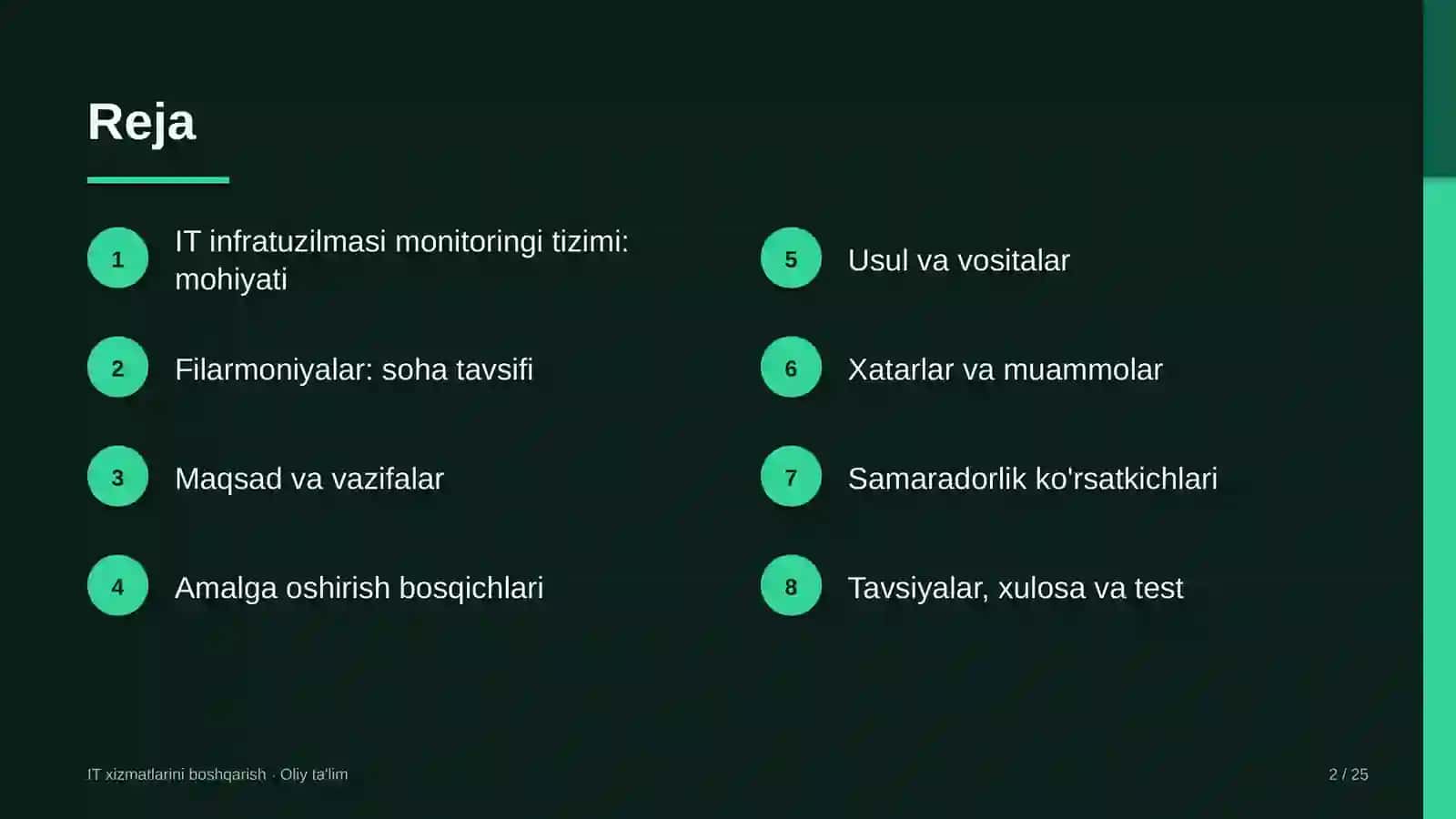filarmoniyalarda axborot texnologiyalari infratuzilmasi monitoringi tizimini joriy etish 9703 2