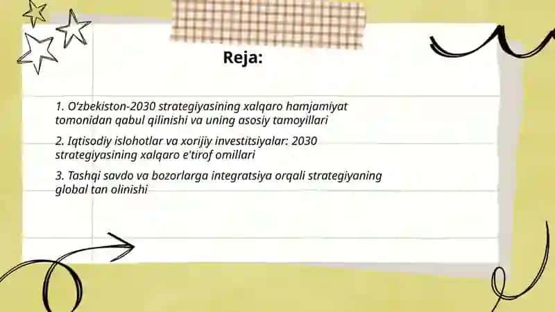 Oʻzbekiston -2030strategiyasi 2
