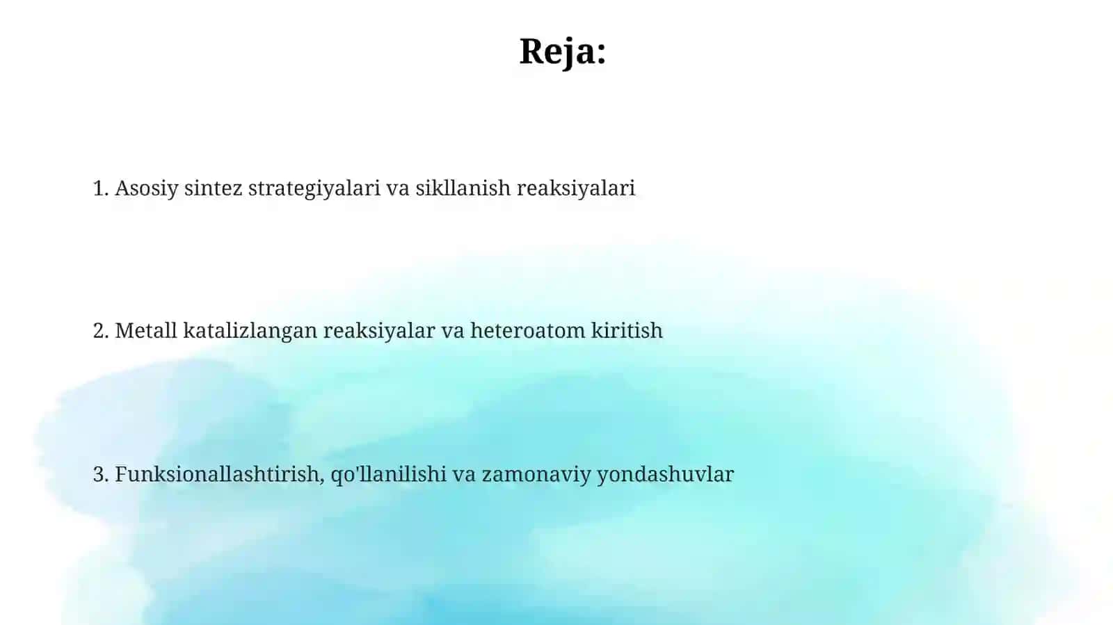 Piril singari 6 a'zoli geterotsikllar 2