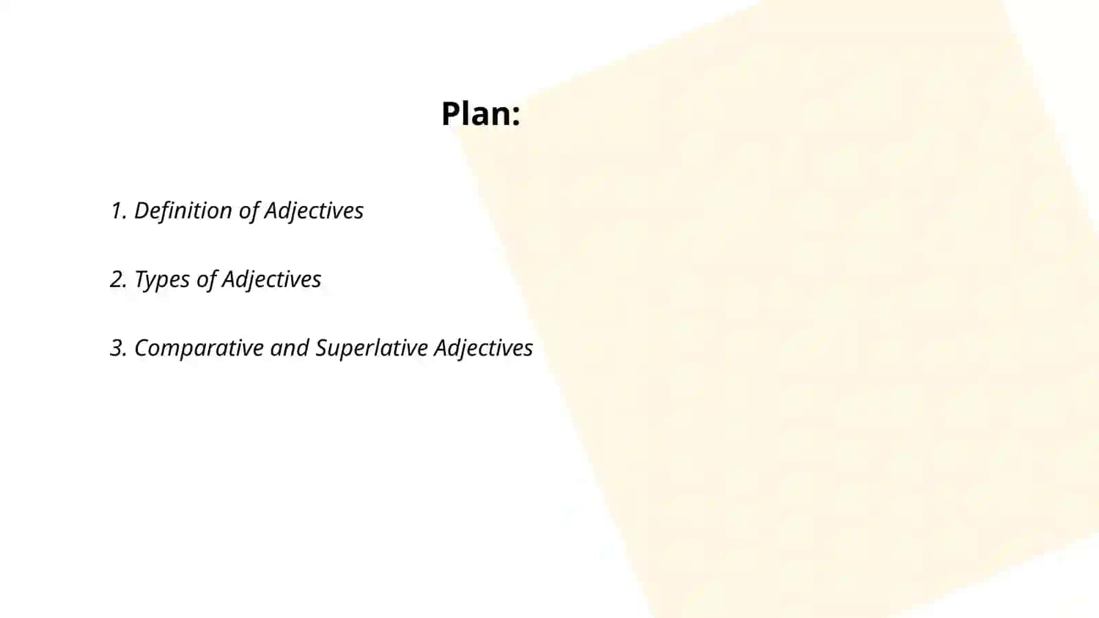 Adjective 2