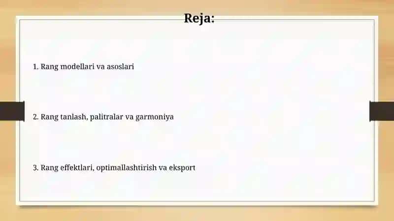 Vektorli grafik muharrirda ranglar bilan ishlash 2