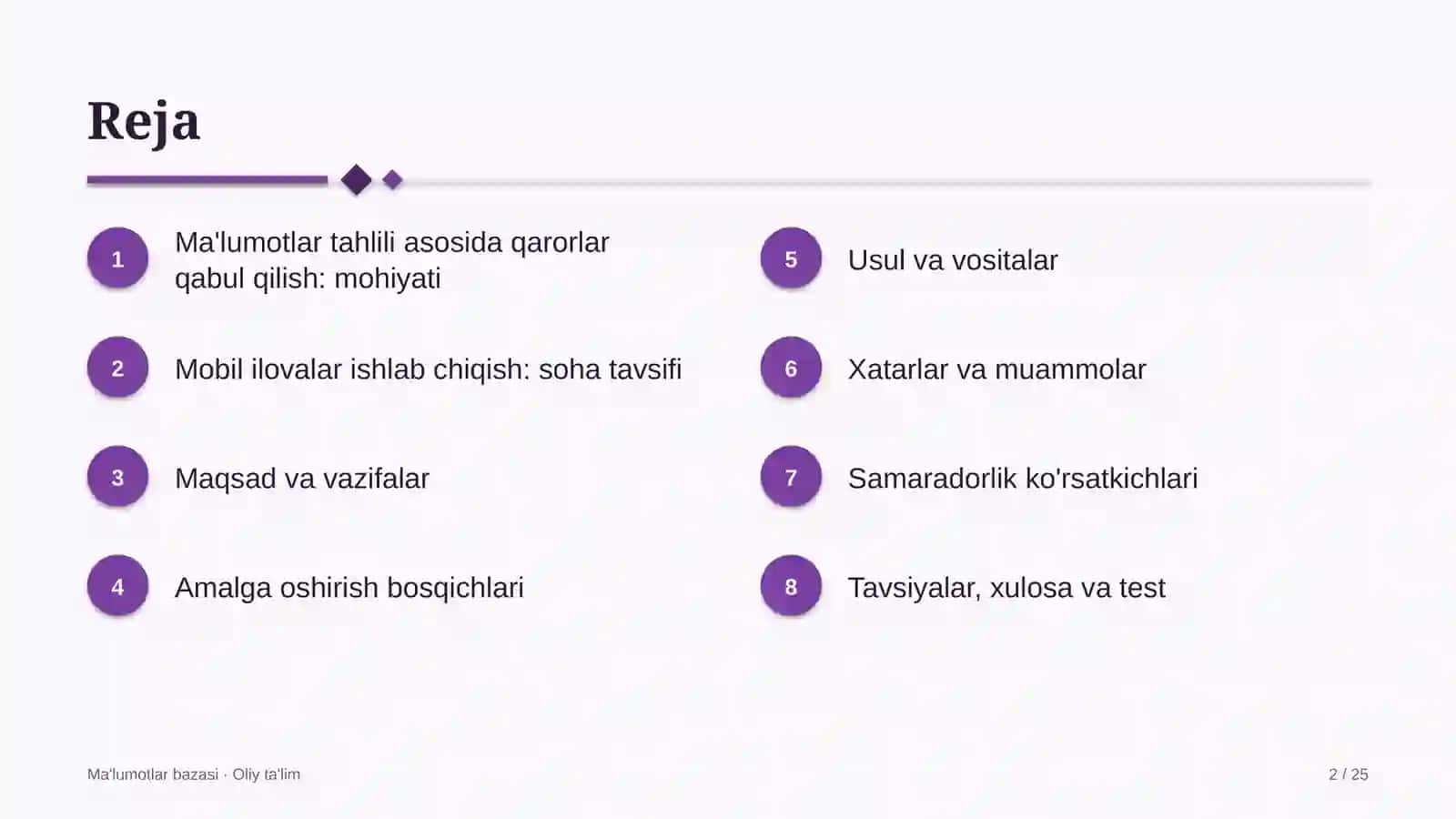 mobil ilovalar ishlab chiqishda ma'lumotlar tahlili asosida qarorlar qabul qilish 3166 2