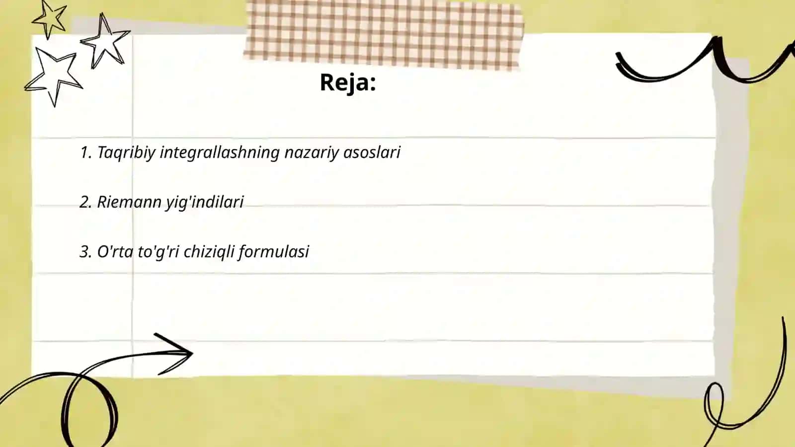 Taqribiy integrallash 2