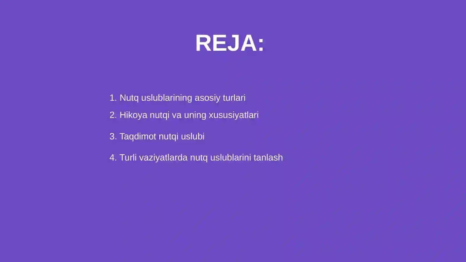 Nutq uslublari haqida 2