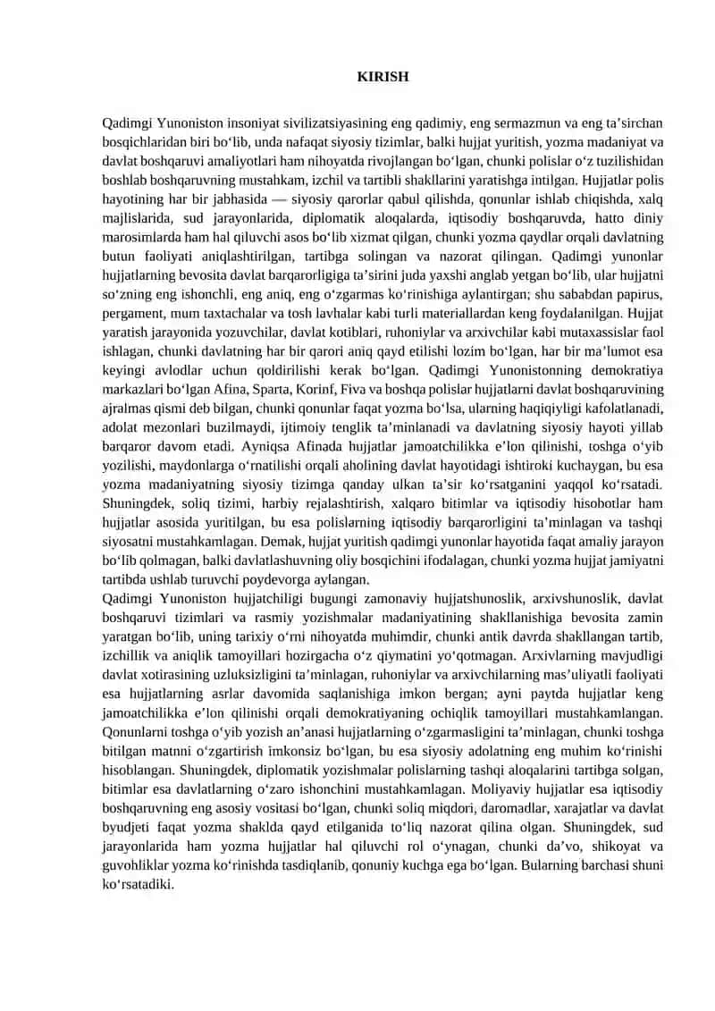 Qadimgi Yunonistonda hujjat yurituvlari 2